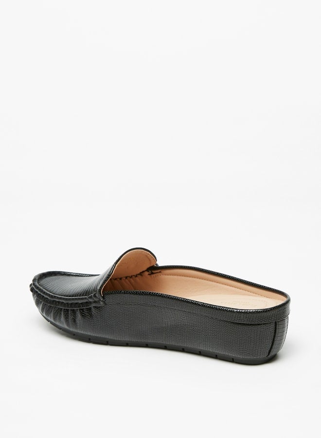 Women's Textured Slip-On Mules