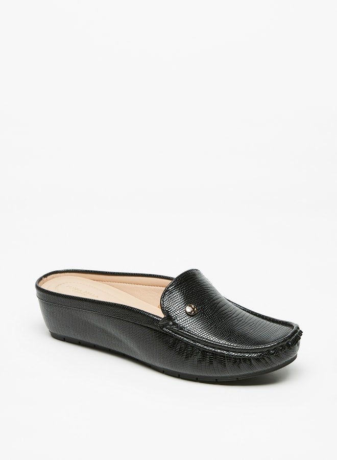 Women's Textured Slip-On Mules