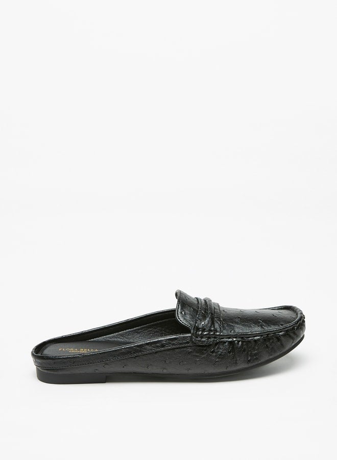 Women's Textured Slip-On Mules