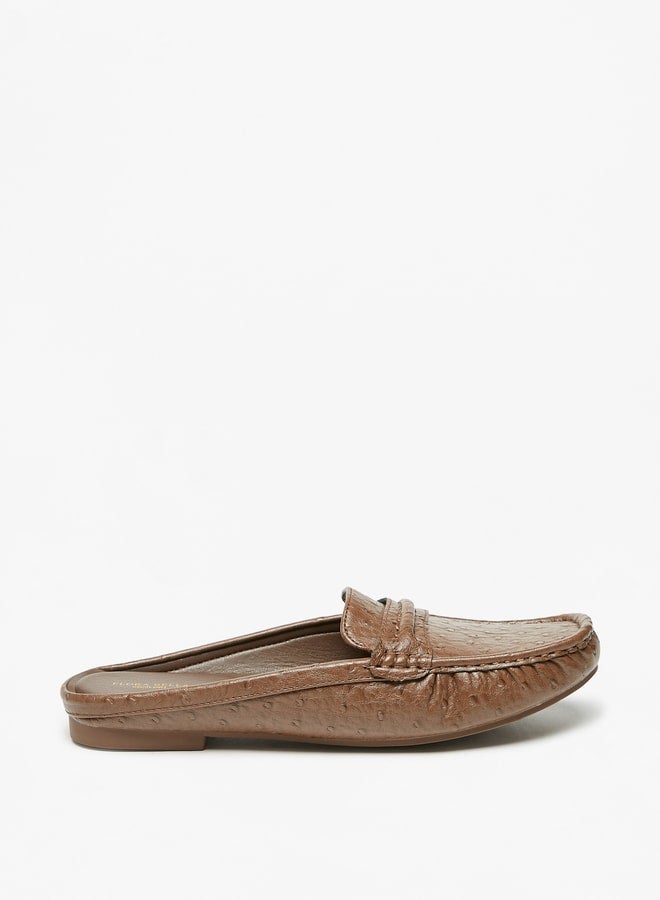 Women's Textured Slip-On Mules