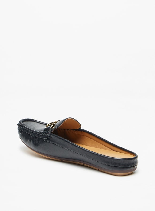 Women's Solid Slip-On Mules