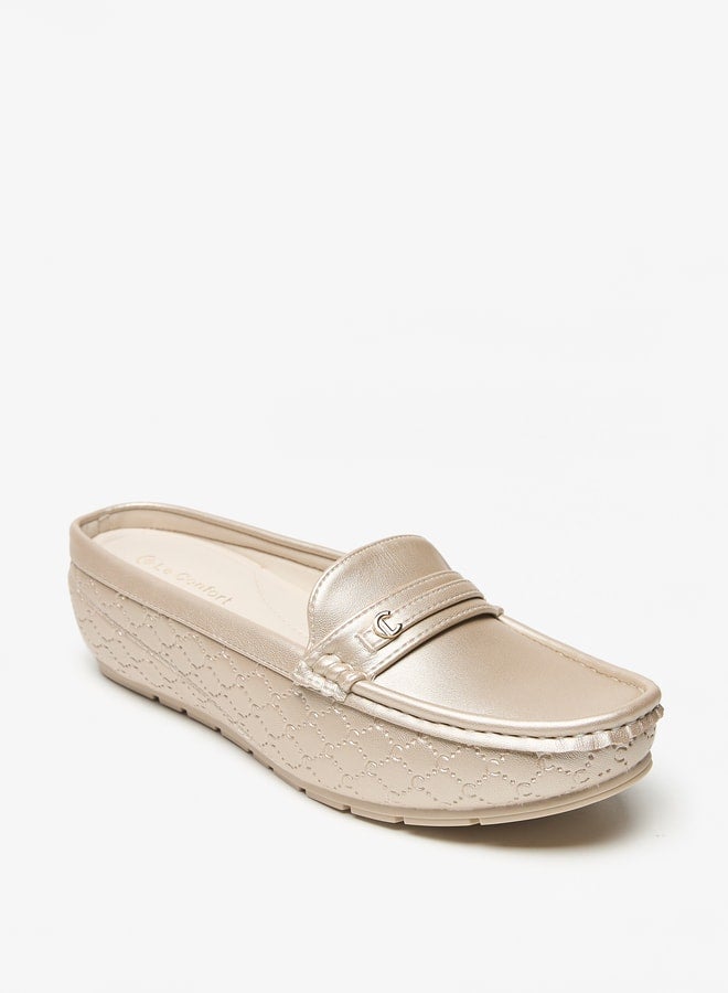 Women's Textured Slip-On Mules