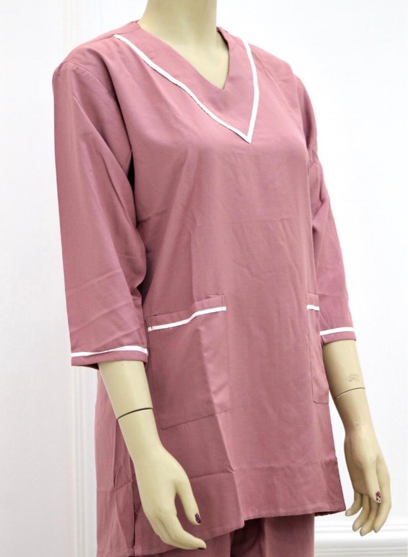 2 Pieces Uniform Cleaning Suit for Domestic Workers