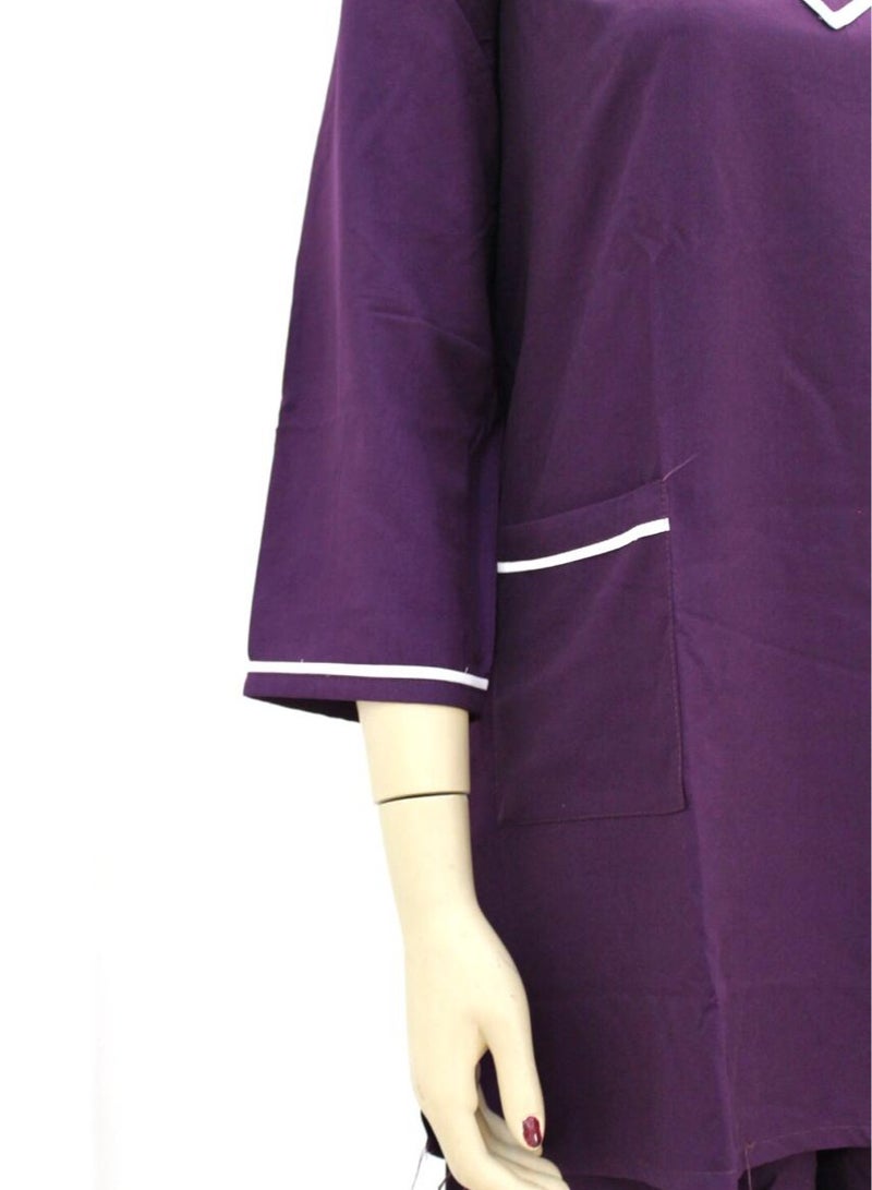 2 Pieces Uniform Cleaning Suit for Domestic Workers