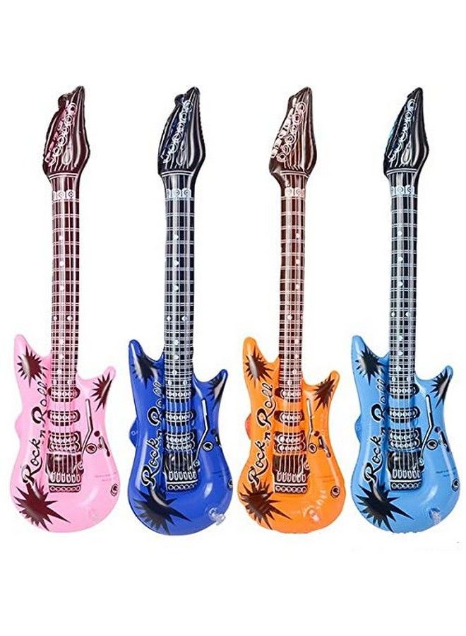 24 Inch Rock Guitar Inflatables, One Dozen