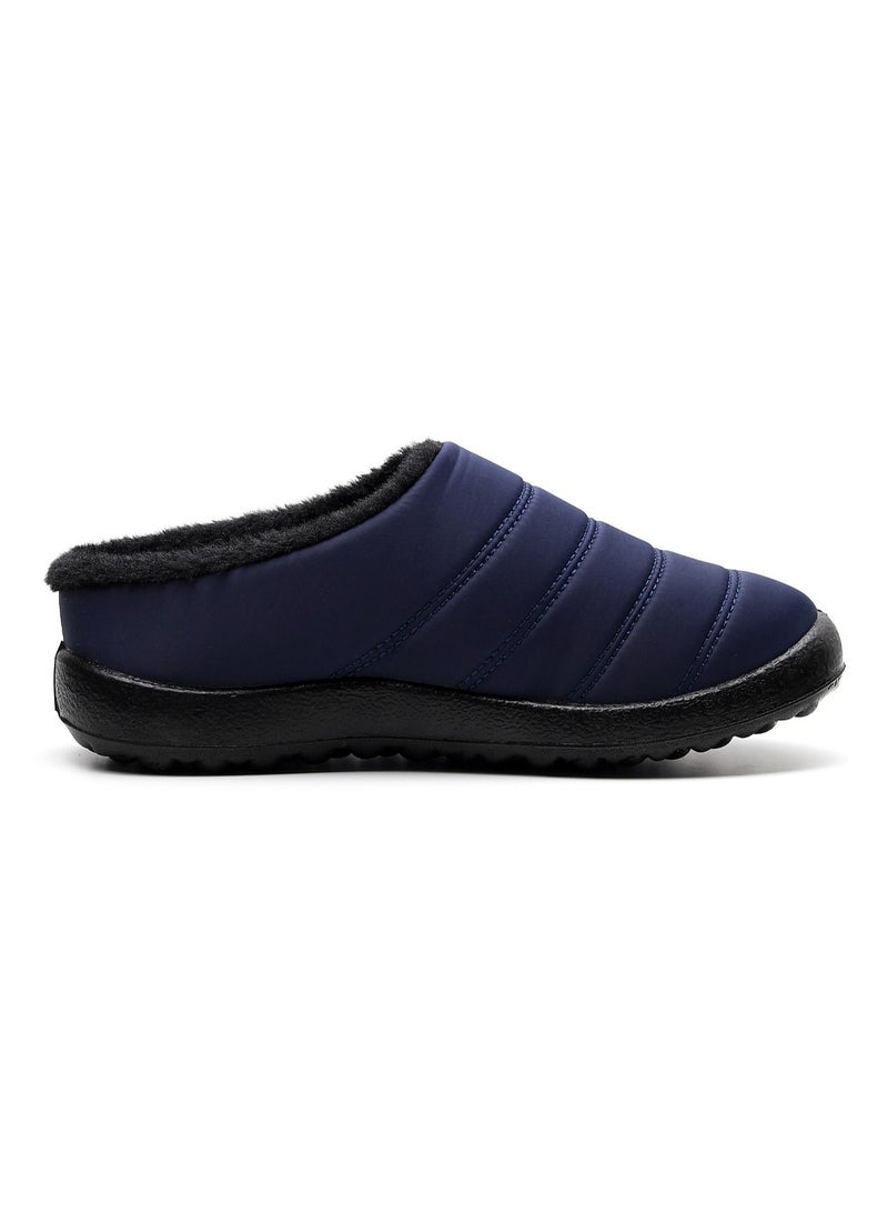 Ankle Boots Thermal Slip On Casual Footwear Blue