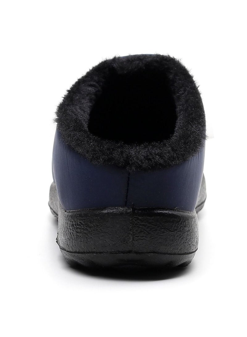 Ankle Boots Thermal Slip On Casual Footwear Blue