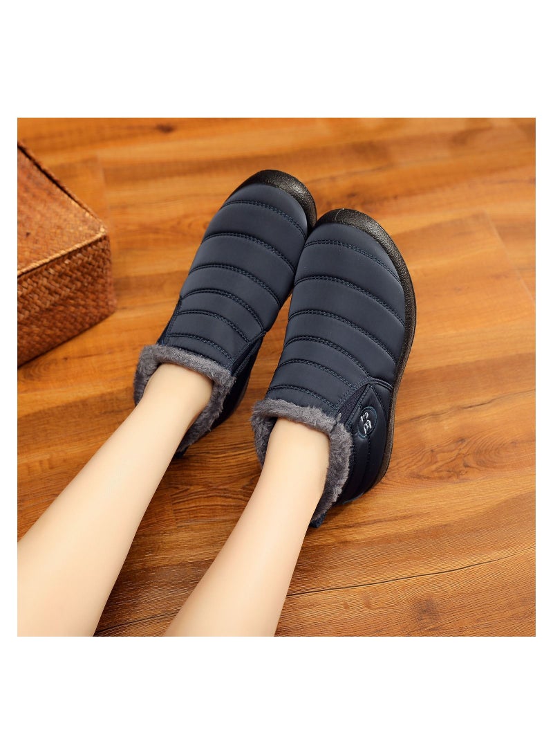 Women Winter Snow Boots Blue