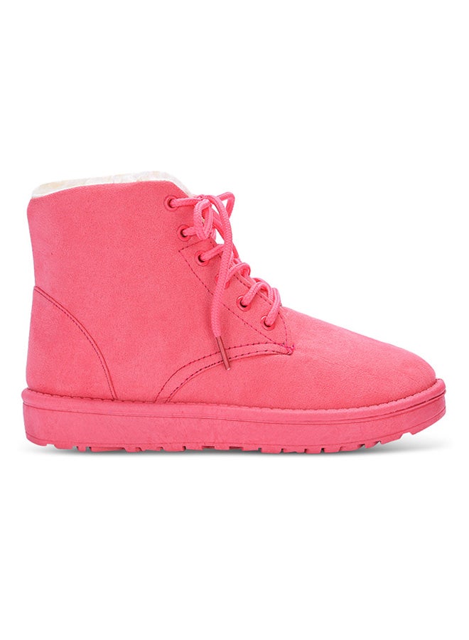 Lace-Up Ankle Length Snow Boots Tutti Fruitty