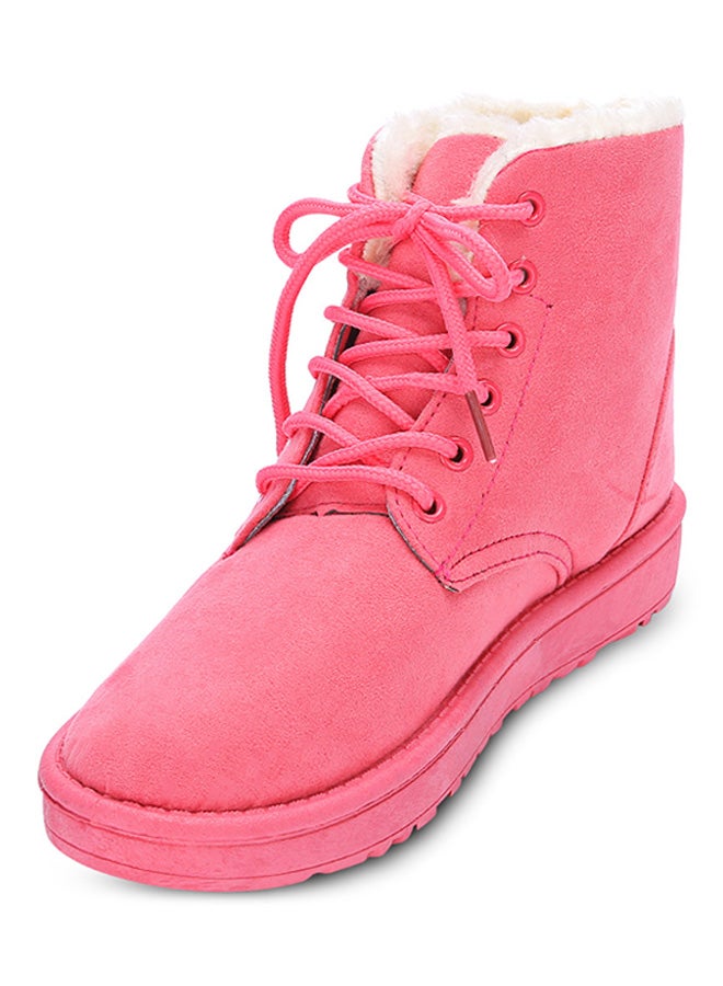 Lace-Up Ankle Length Snow Boots Tutti Fruitty