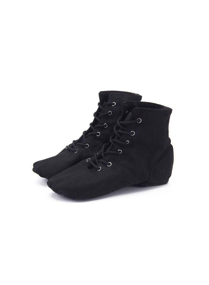 Men/Women High Top Jazz Boots Modern Dance Shoes Ballet Shoes Black