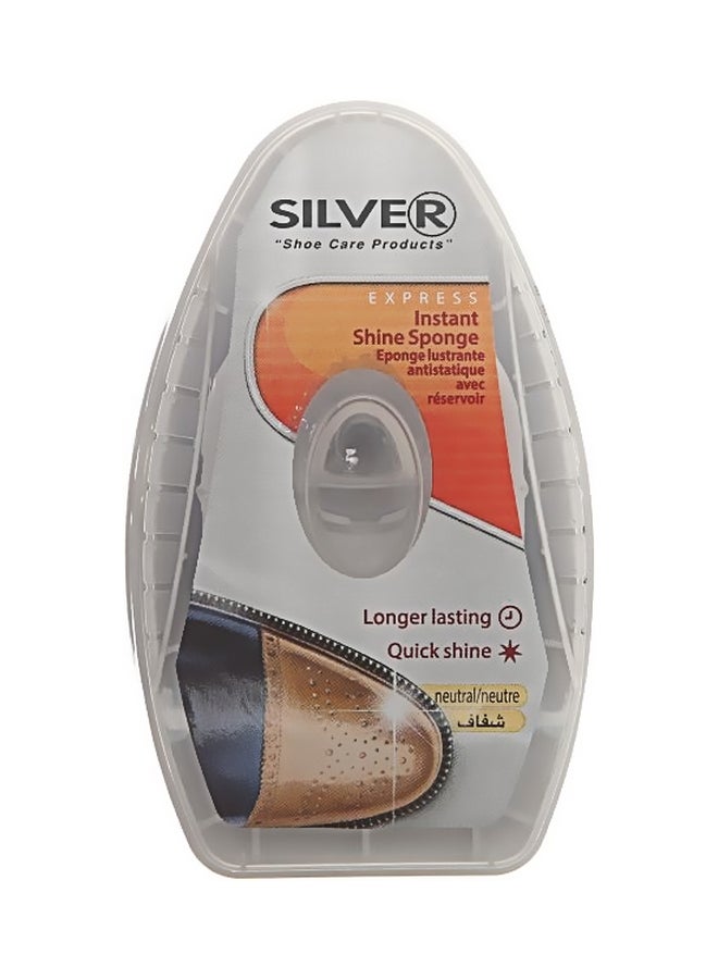 Shoe Polishing Sponge With Dispenser 03 Natural