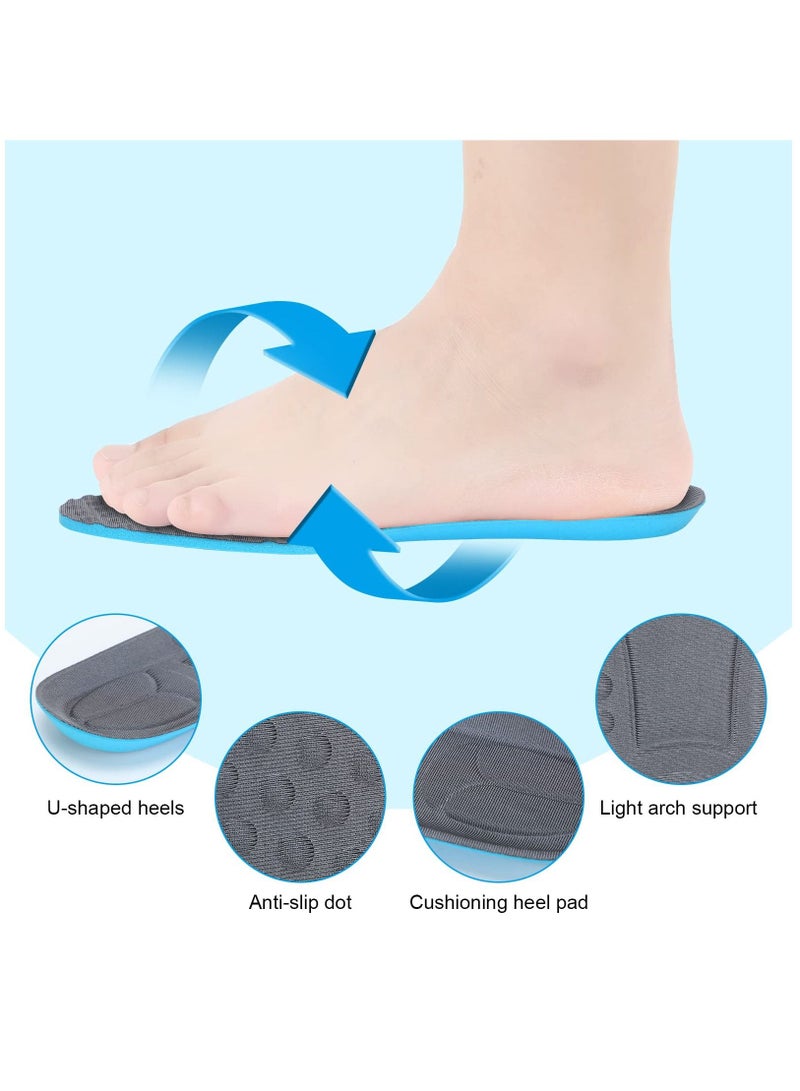 Comfortable Shoe Insoles Arch Support Insoles for Women Foot Massage Breathable Memory Foam Shoe Inserts Thick Cushion Insoles for Foot Pain Relief Working Everyday Use(6 Pairs 8-11)