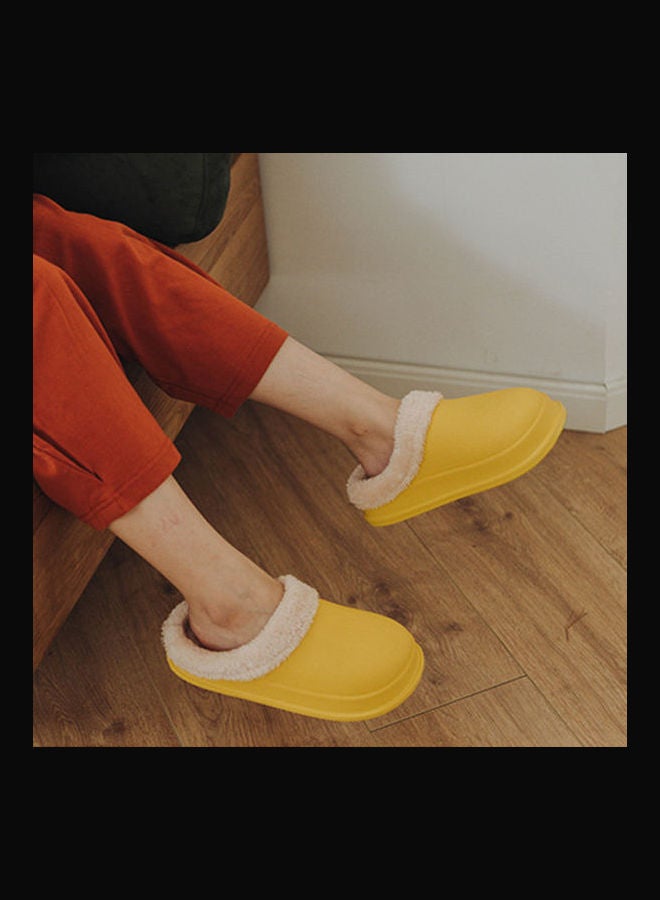 Winter Waterproof Slippers Yellow