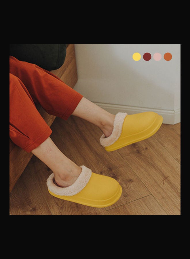 Winter Waterproof Slippers Yellow