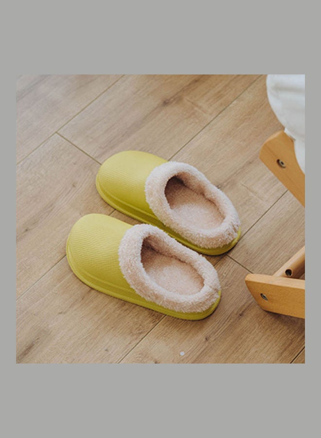 Winter Waterproof Slippers Yellow