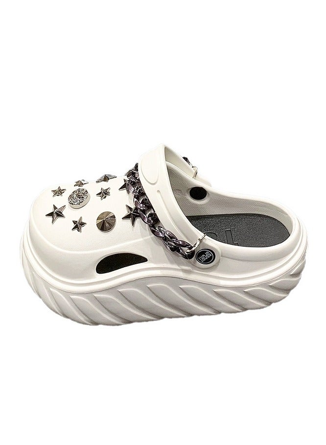 Wear Non Slip Lightweight Perforated Shoes For External Wear