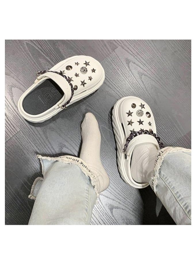 Wear Non Slip Lightweight Perforated Shoes For External Wear