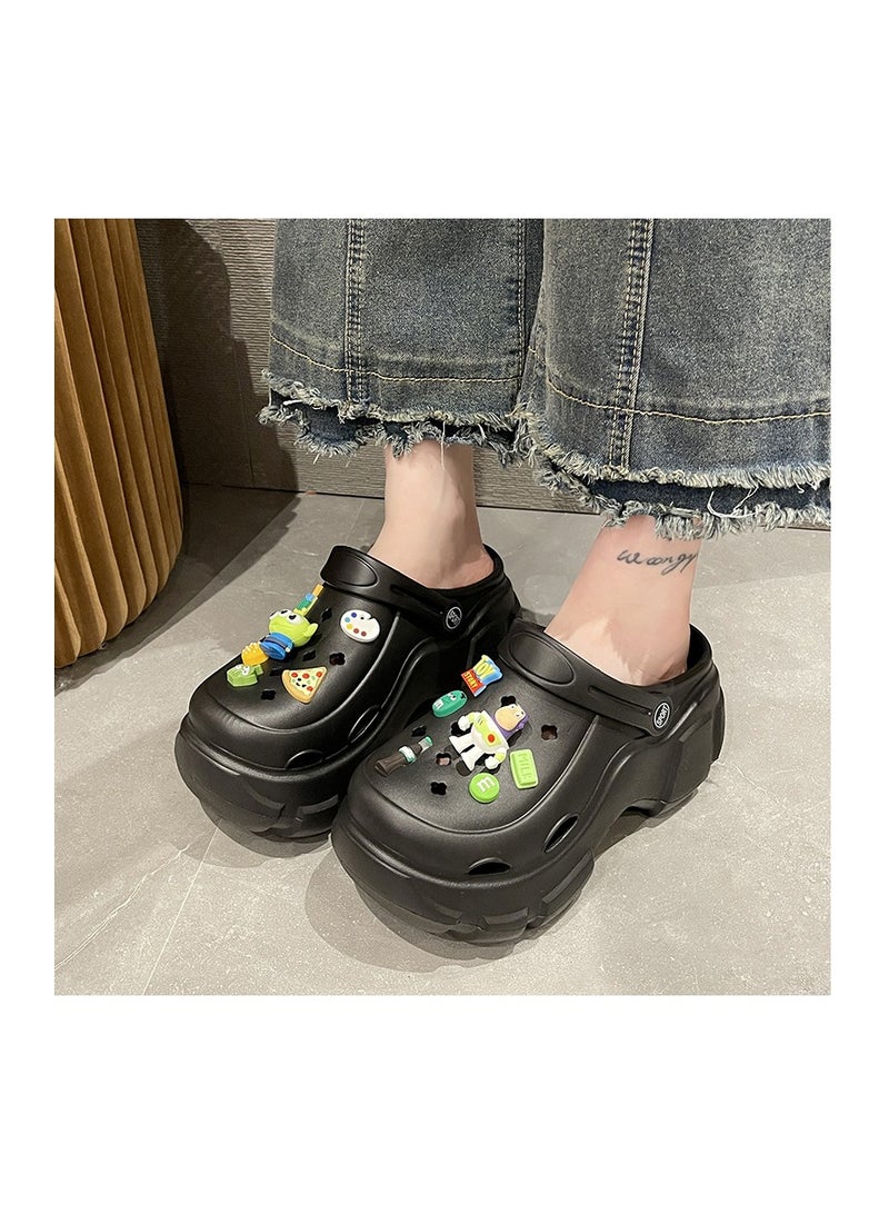 Wear Non Slip Lightweight Perforated Shoes For External Wear