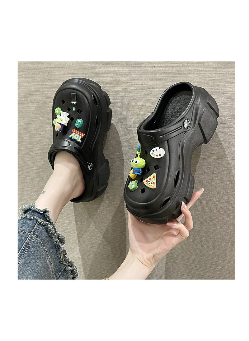 Wear Non Slip Lightweight Perforated Shoes For External Wear