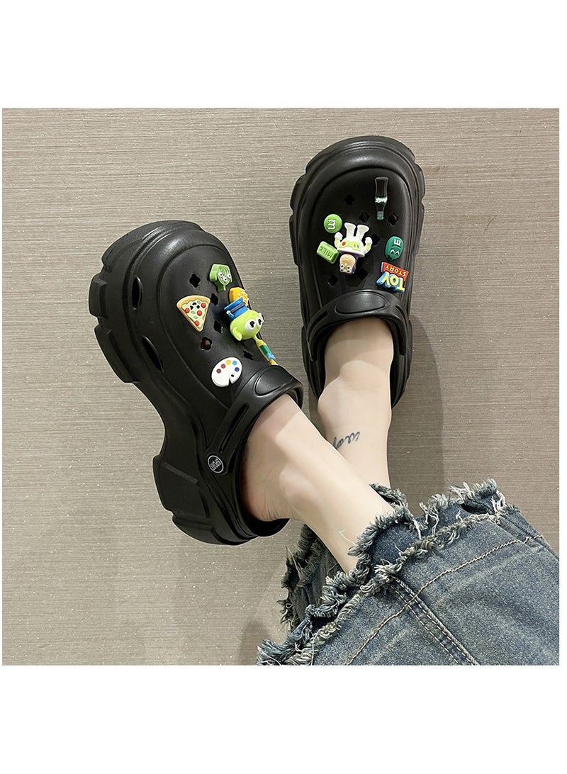 Wear Non Slip Lightweight Perforated Shoes For External Wear