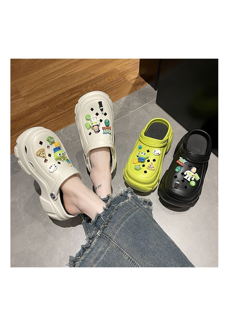 Wear Non Slip Lightweight Perforated Shoes For External Wear