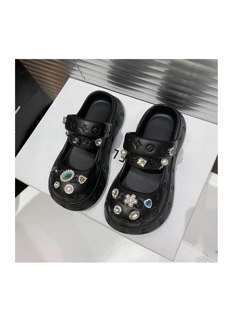 Wear Non Slip Lightweight Perforated Shoes For External Wear