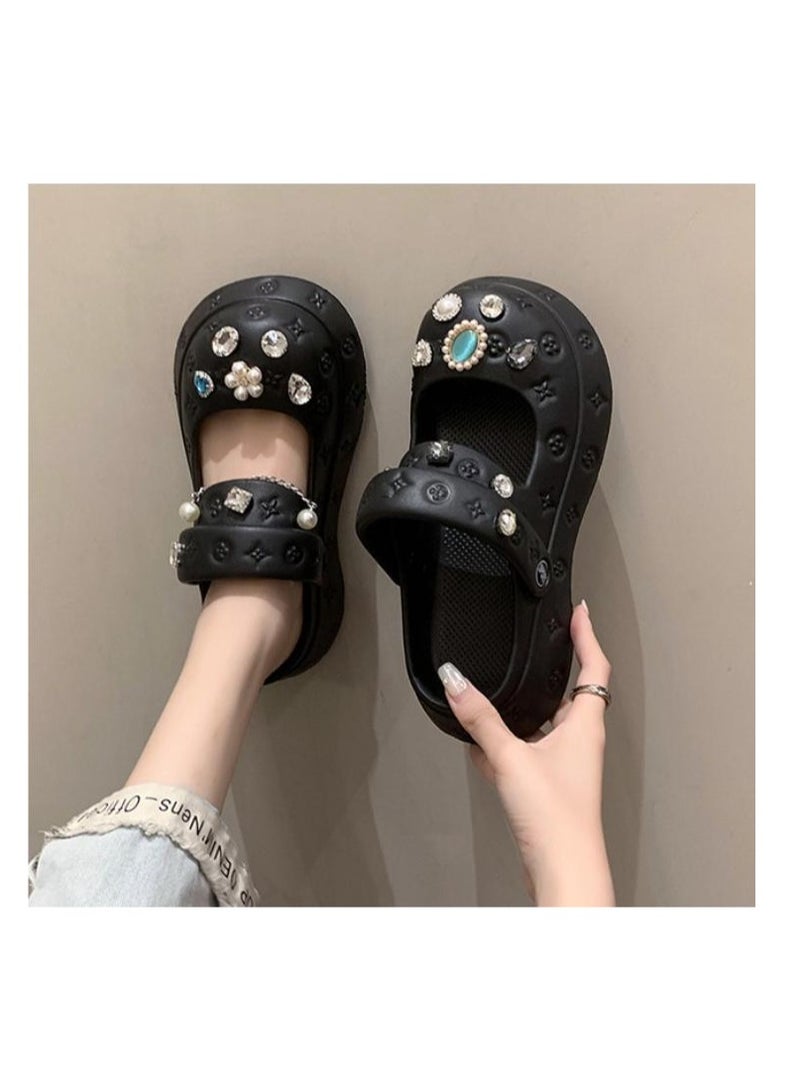 Wear Non Slip Lightweight Perforated Shoes For External Wear