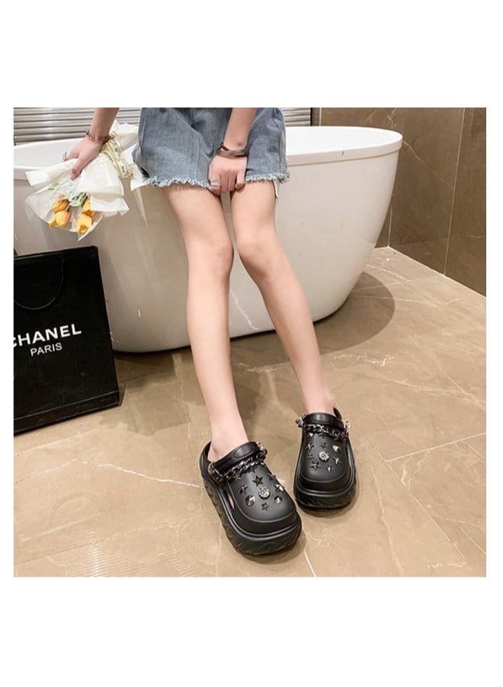 Wear Non Slip Lightweight Perforated Shoes For External Wear