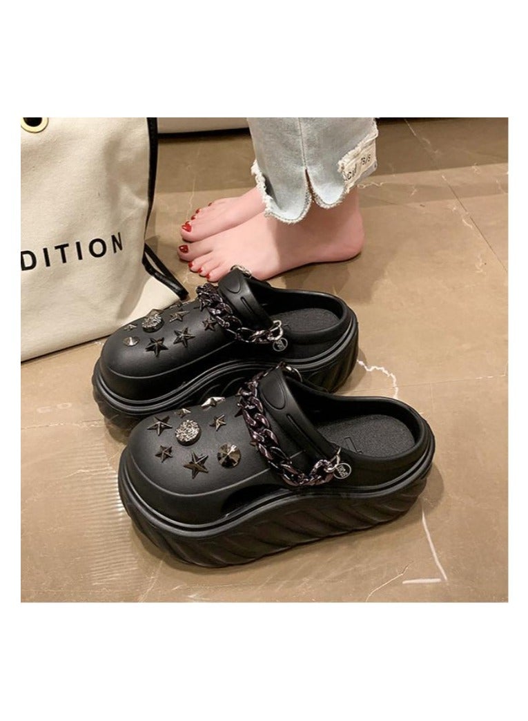 Wear Non Slip Lightweight Perforated Shoes For External Wear