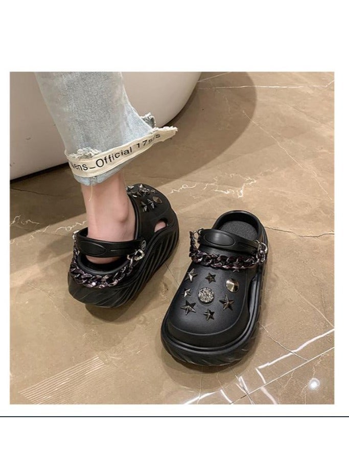 Wear Non Slip Lightweight Perforated Shoes For External Wear