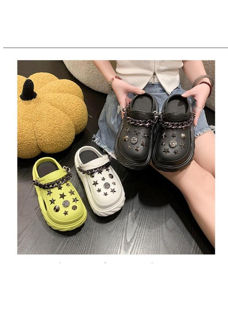 Wear Non Slip Lightweight Perforated Shoes For External Wear