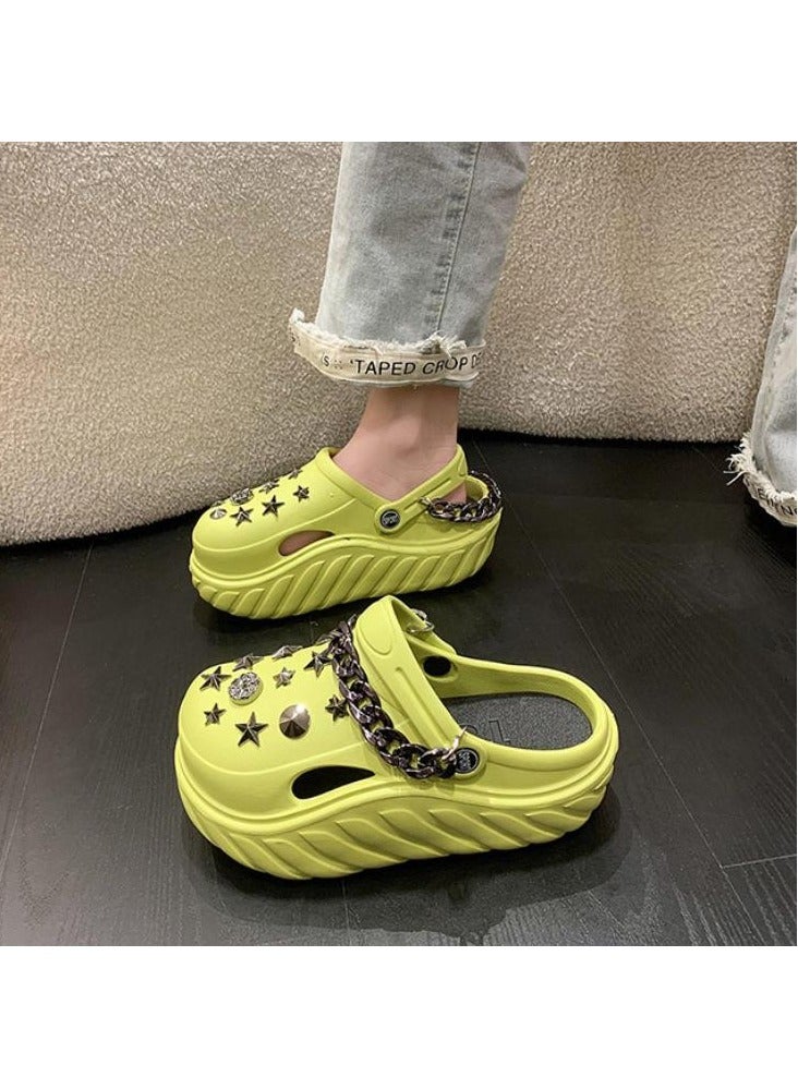 Wear Non Slip Lightweight Perforated Shoes For External Wear