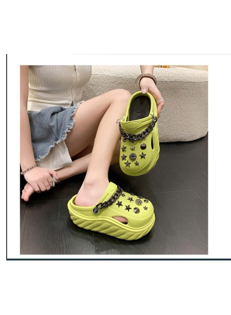 Wear Non Slip Lightweight Perforated Shoes For External Wear
