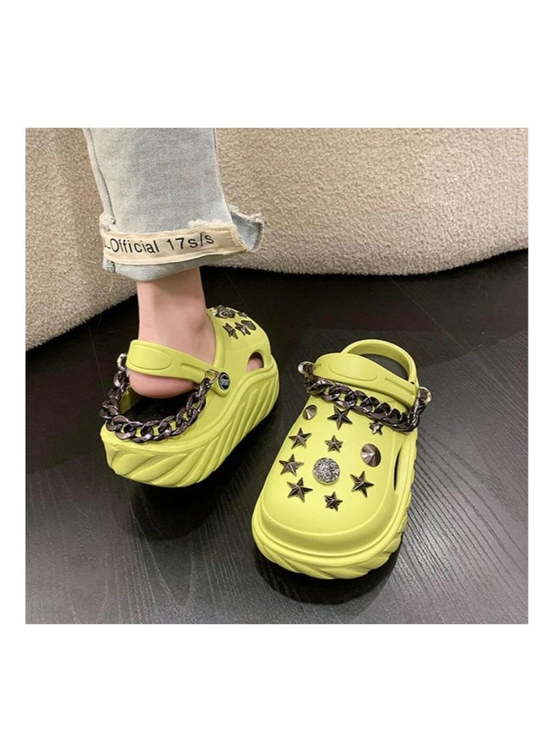 Wear Non Slip Lightweight Perforated Shoes For External Wear