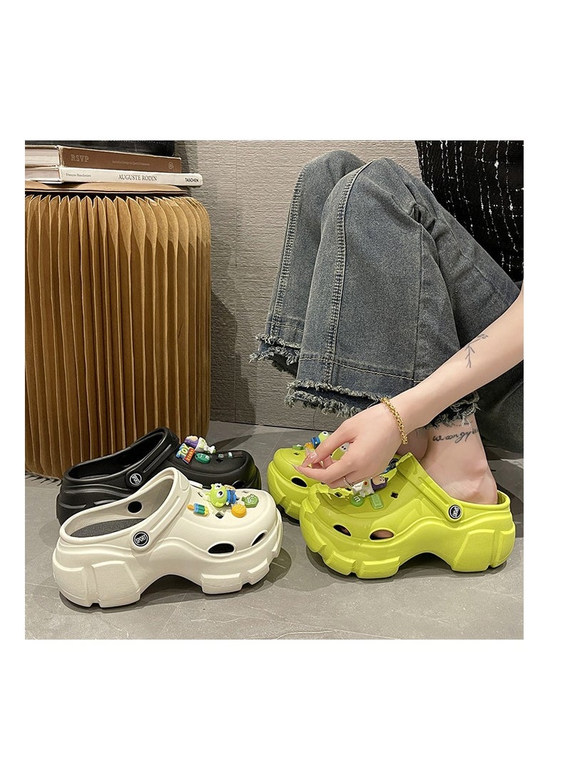 Wear Non Slip Lightweight Perforated Shoes For External Wear