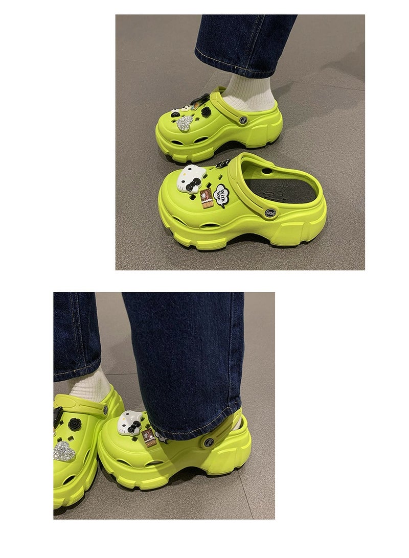 Wear Non Slip Lightweight Perforated Shoes For External Wear