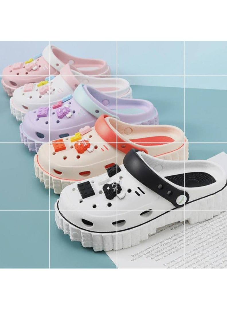 Wear Non Slip Lightweight Perforated Shoes For External Wear