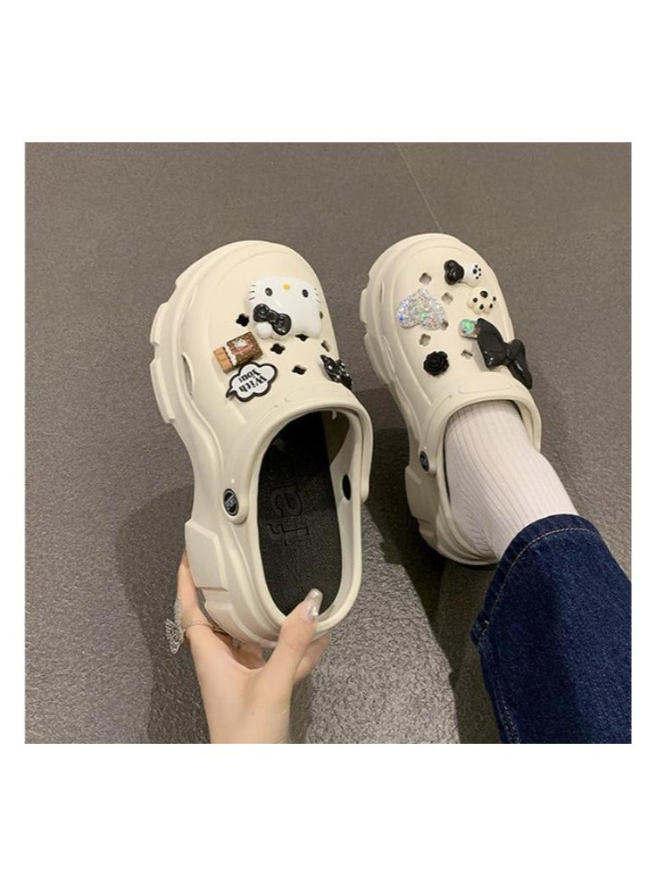 Wear Non Slip Lightweight Perforated Shoes For External Wear
