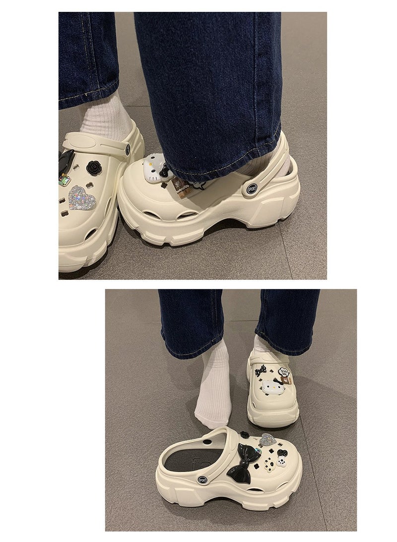 Wear Non Slip Lightweight Perforated Shoes For External Wear