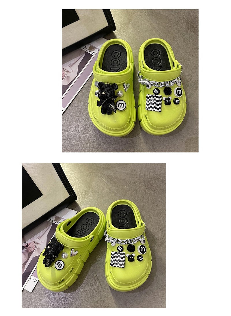 Wear Non Slip Lightweight Perforated Shoes For External Wear
