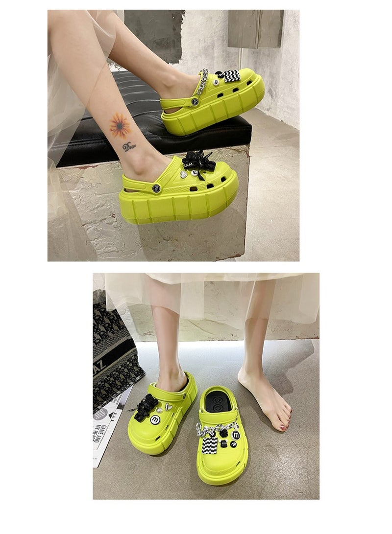 Wear Non Slip Lightweight Perforated Shoes For External Wear