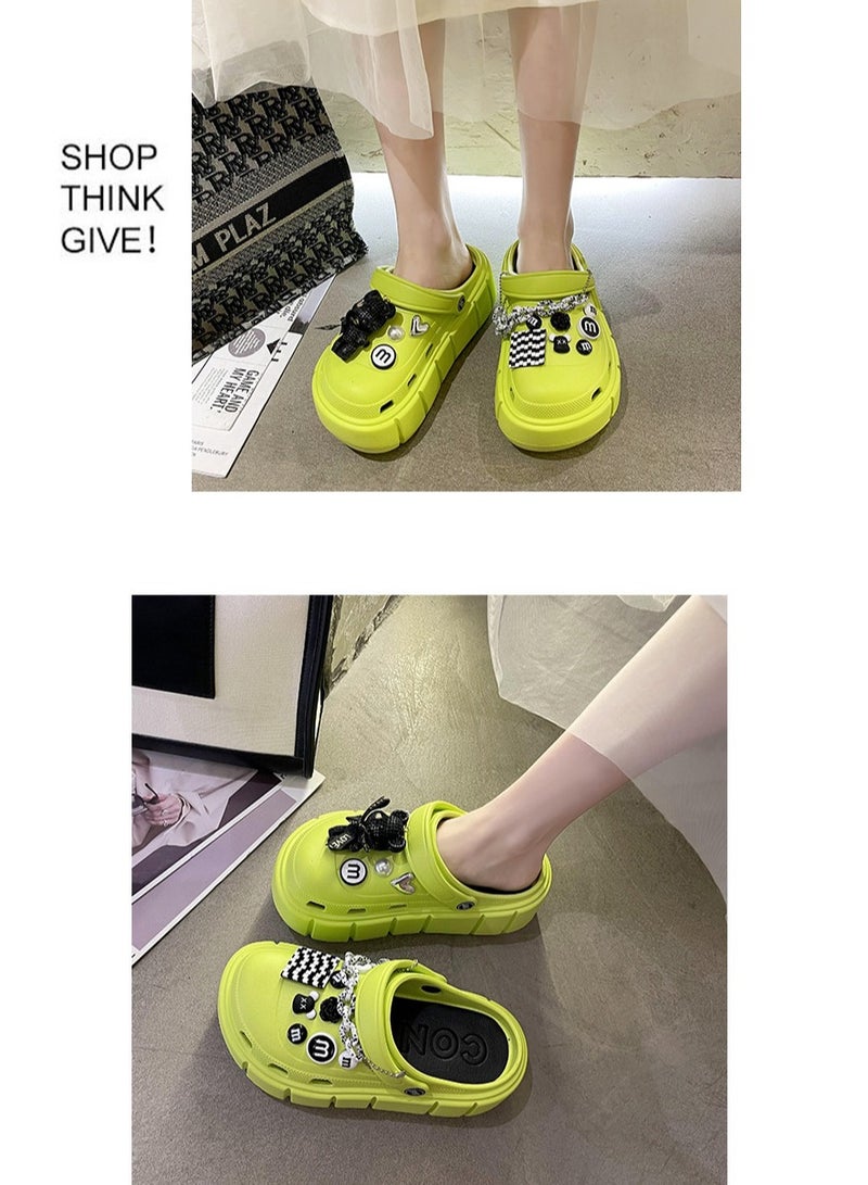Wear Non Slip Lightweight Perforated Shoes For External Wear