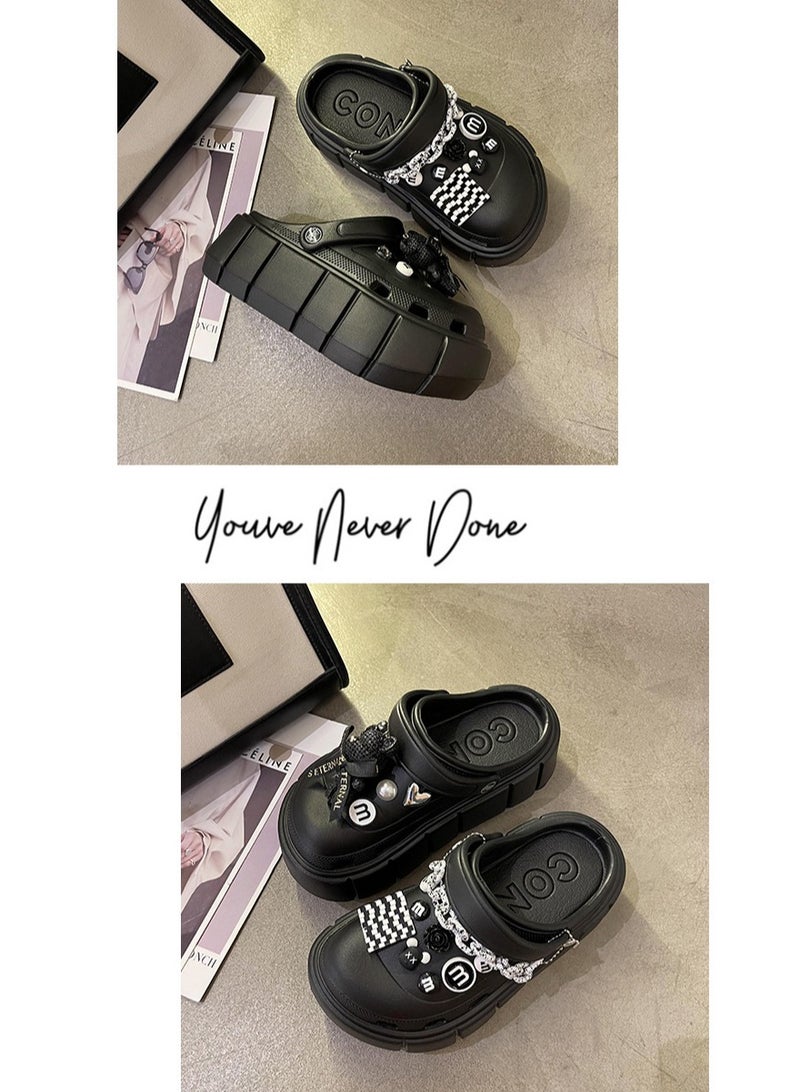 Wear Non Slip Lightweight Perforated Shoes For External Wear