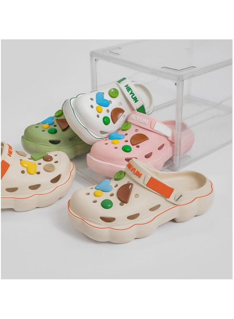 Wear Non Slip Lightweight Perforated Shoes For External Wear