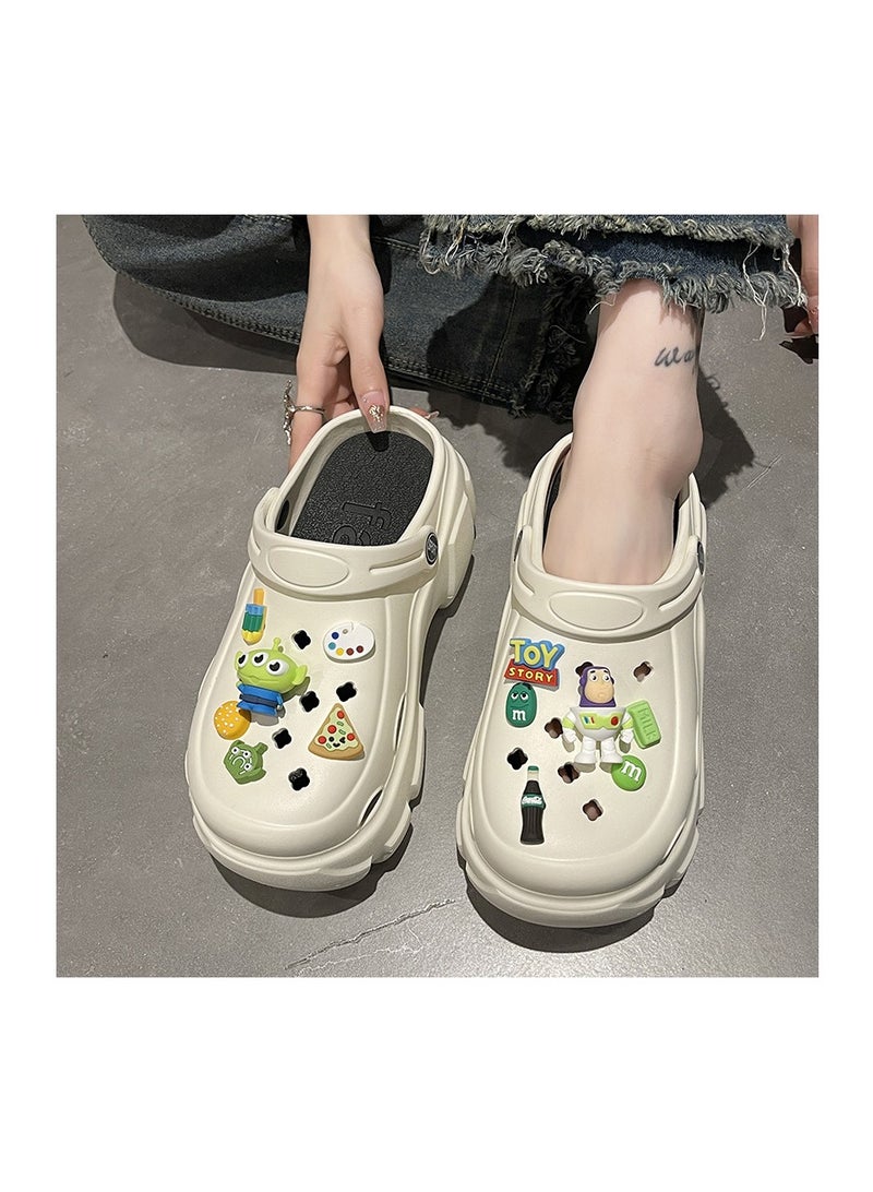 Wear Non Slip Lightweight Perforated Shoes For External Wear