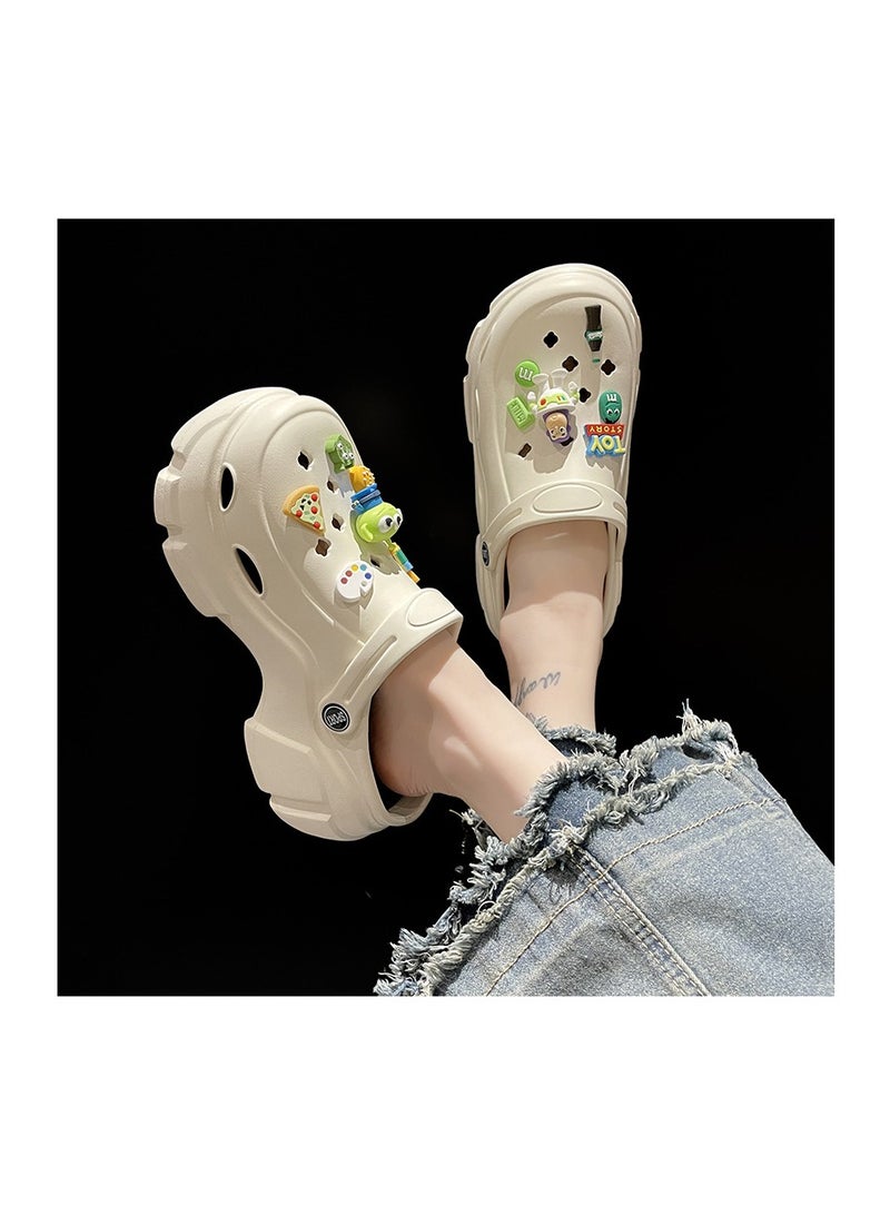 Wear Non Slip Lightweight Perforated Shoes For External Wear