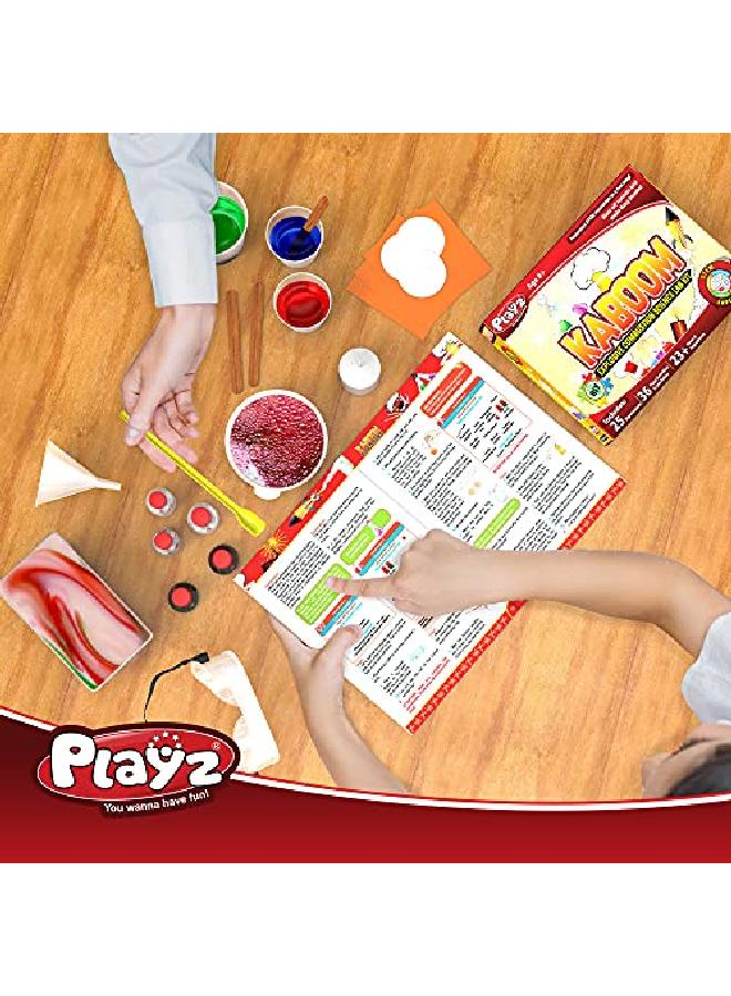 Kaboom! Explosive Science Kit For Kids Age 812 With 25+ Chemical Reactions & Experiments In Our Chemistry Set Stem Learning & Educational Toys & Gifts For Boys, Girls, Teenagers & Kids