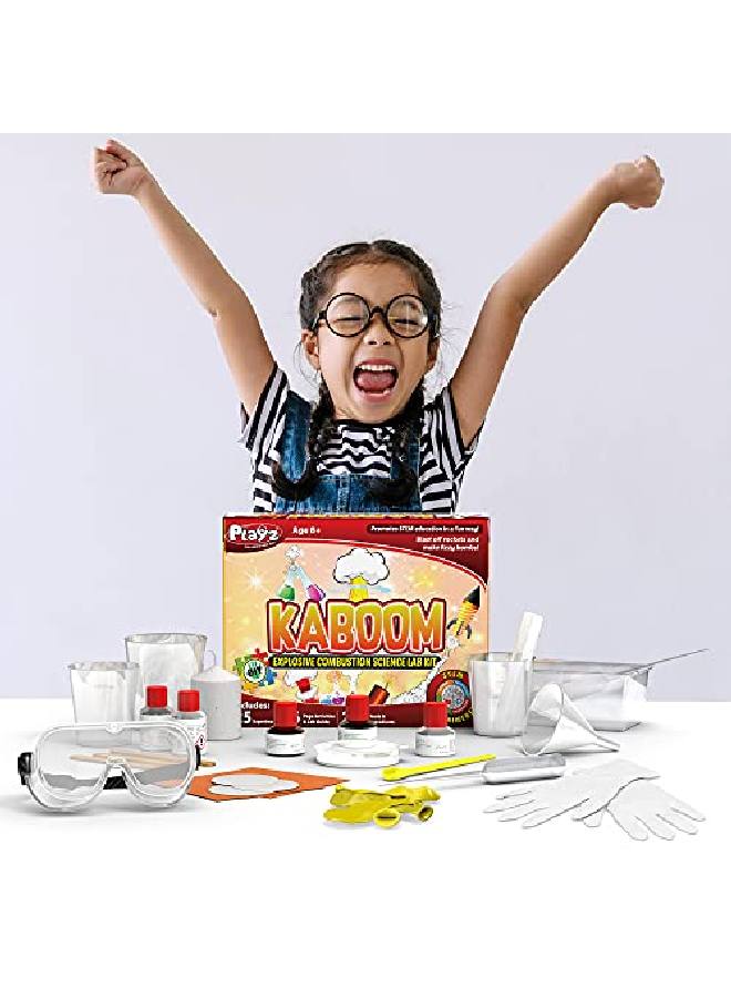 Kaboom! Explosive Science Kit For Kids Age 812 With 25+ Chemical Reactions & Experiments In Our Chemistry Set Stem Learning & Educational Toys & Gifts For Boys, Girls, Teenagers & Kids