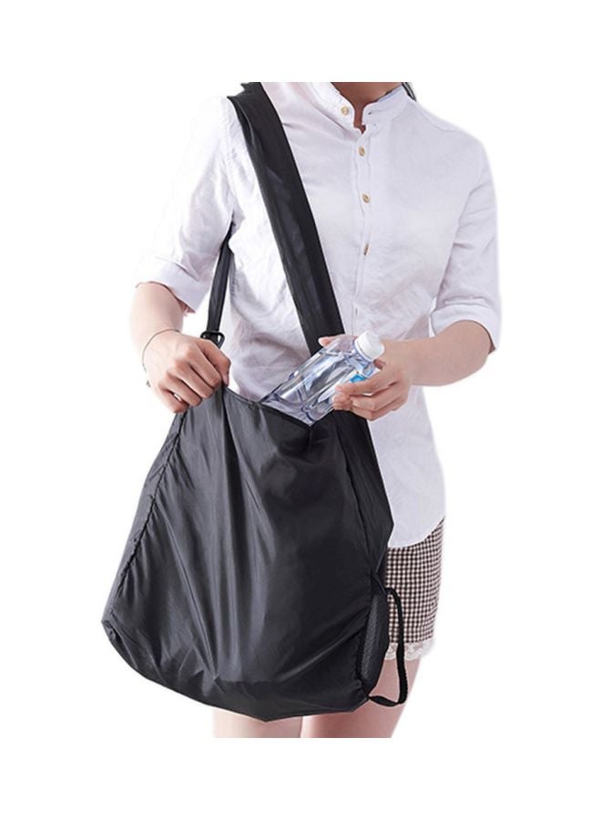 Folding Shopping Bag Black/Grey